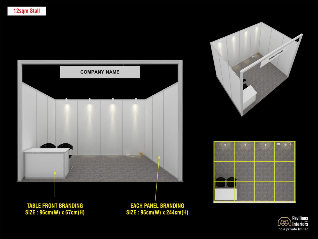 12 Sqm Booth