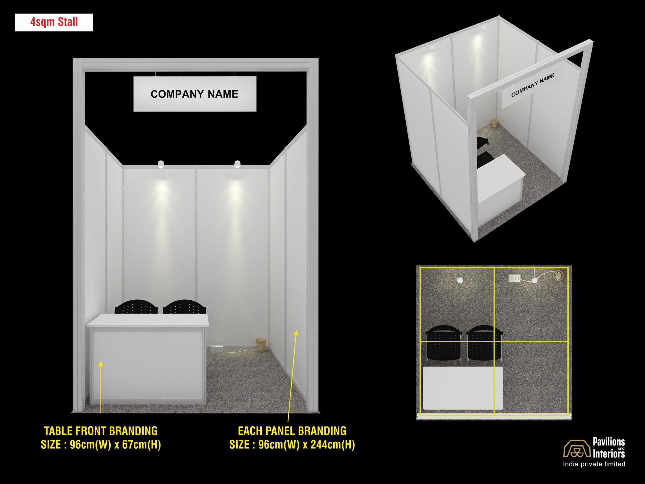 4 Sqm Booth